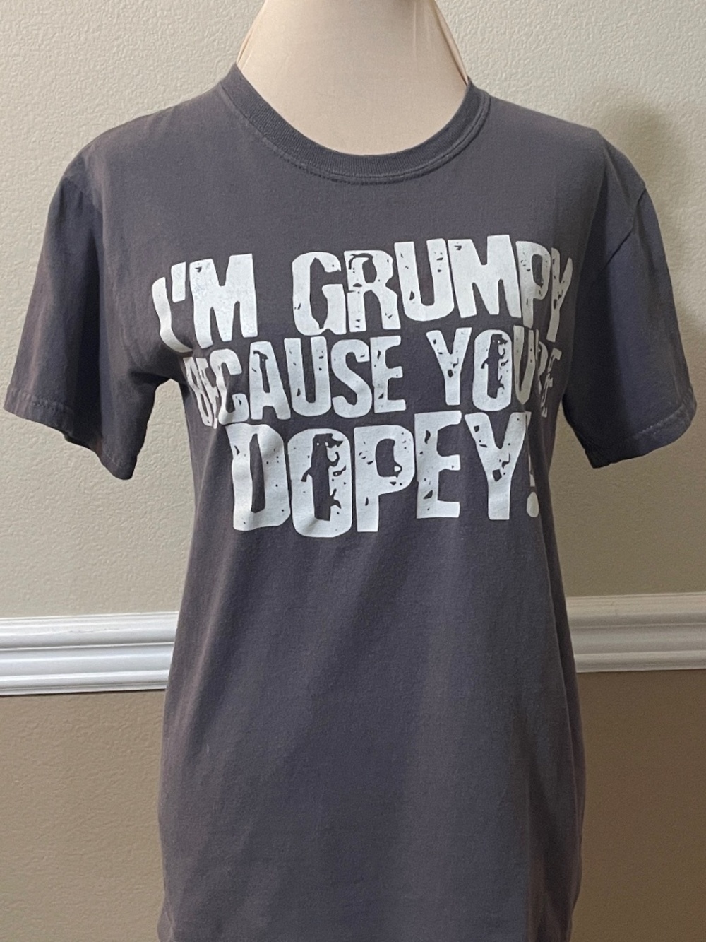Vintage Disneyland Resort T-Shirt "I'm Grumpy Because You're Dopey"